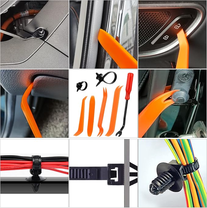 835 PCS Car Push Retainer Clips and Plastic Fasteners Kit - Image 4