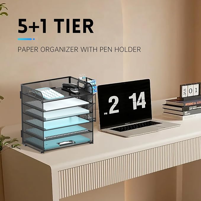 SUPEASY 6 Tier Desk Organizer - Image 2