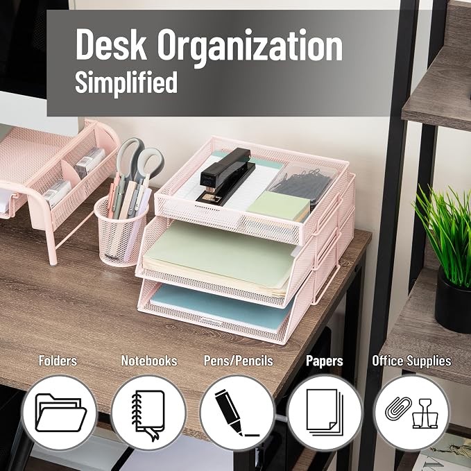 Mind Reader 2 Tier Paper Tray - Image 2