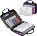 Binder Folders Organizer with 20 Pack Heavyweight Plastic Pockets, Fireproof by ZOOPIP