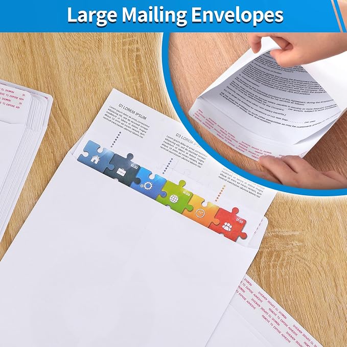 20 Pack Catalog Envelopes Self Seal, 9 x 12 Inches Catalog Mailing Envelopes - Image 7