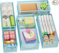 Marbrasse 5 Pack Desk Drawer Organizer Set, Mesh Drawer Storage Trays by Marbrasse