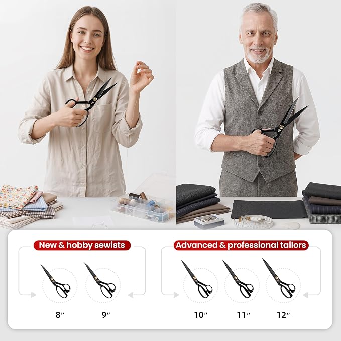 Professional 11" Tailor Scissors - Image 6