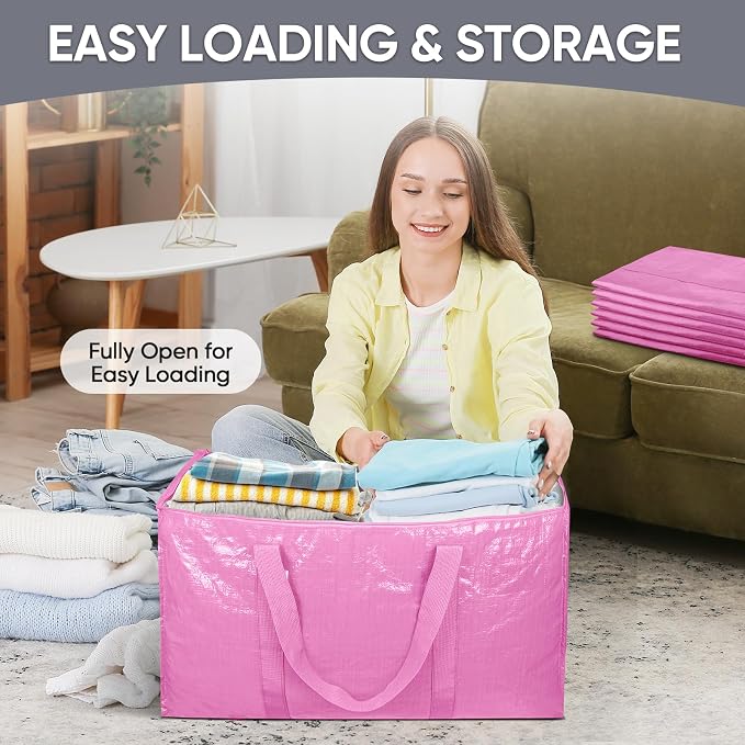 TICONN 2 Pack Extra Large Moving Bags Heavy Duty - Image 7