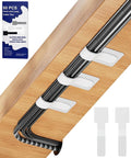 80PCS Hook and Loop Cable Ties, Under Desk Cable Management, Adhesive Cable by BTPIEL