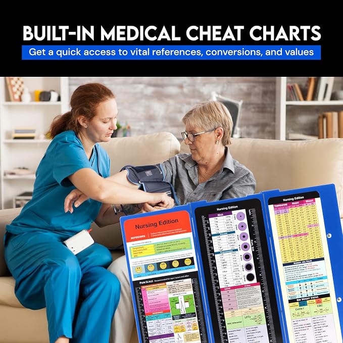 Nursing Clipboard with Nursing and Medical Edition Cheat Sheets 3 Layers - Image 8