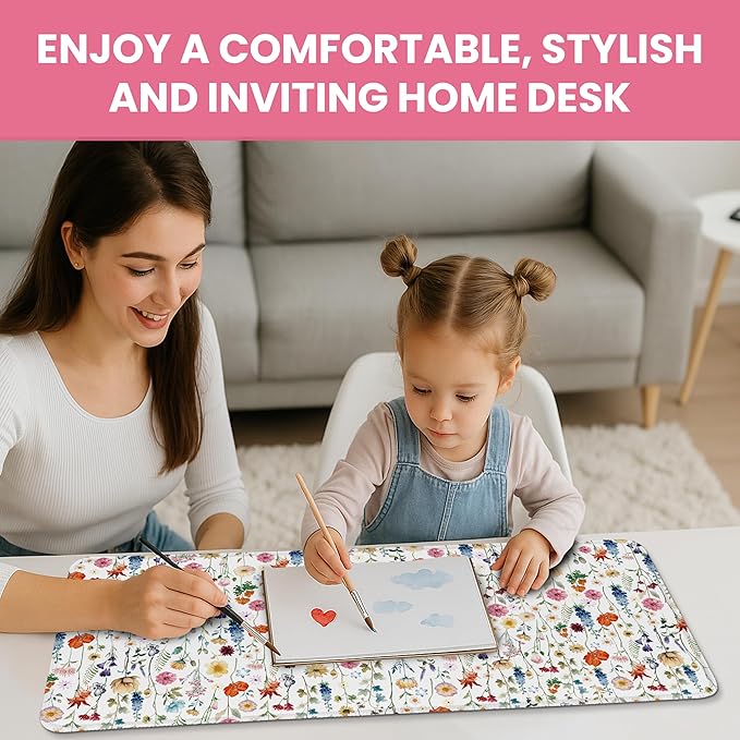 Large Mouse Pad for Desktop, Cute Desk Mat Pad Protector for Work & Gaming - Image 7
