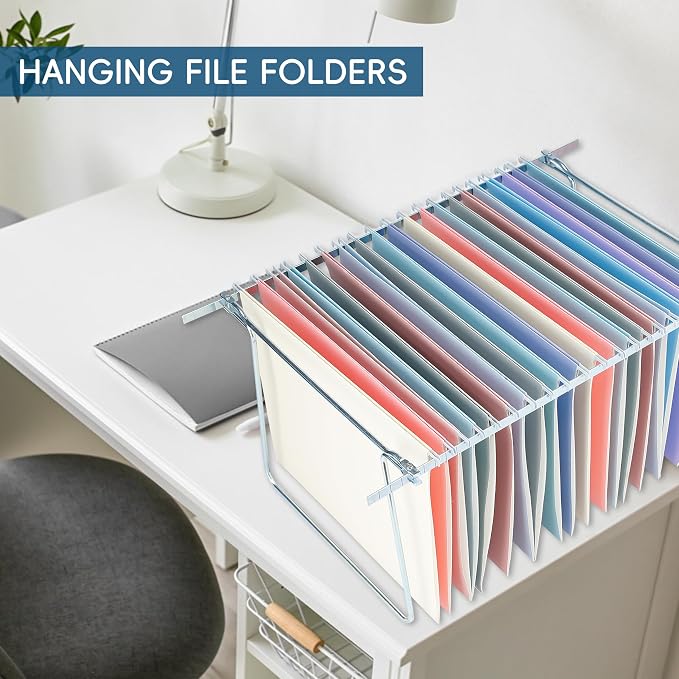 Pink Hanging File Folders, 25 Pack Letter Size File Folders - Image 6