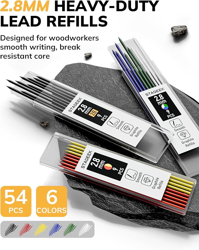 STAGEEK 3 Pack Carpenter Pencils - Image 6