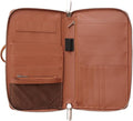 RFID Blocking Family Passport Holder Wallet 6, Premium Leather Travel Document by Trejacur