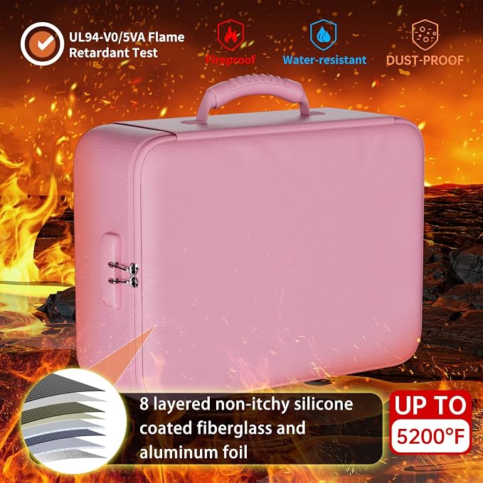 DocSafe 5200°F Fireproof Document Organizer Box - Image 2