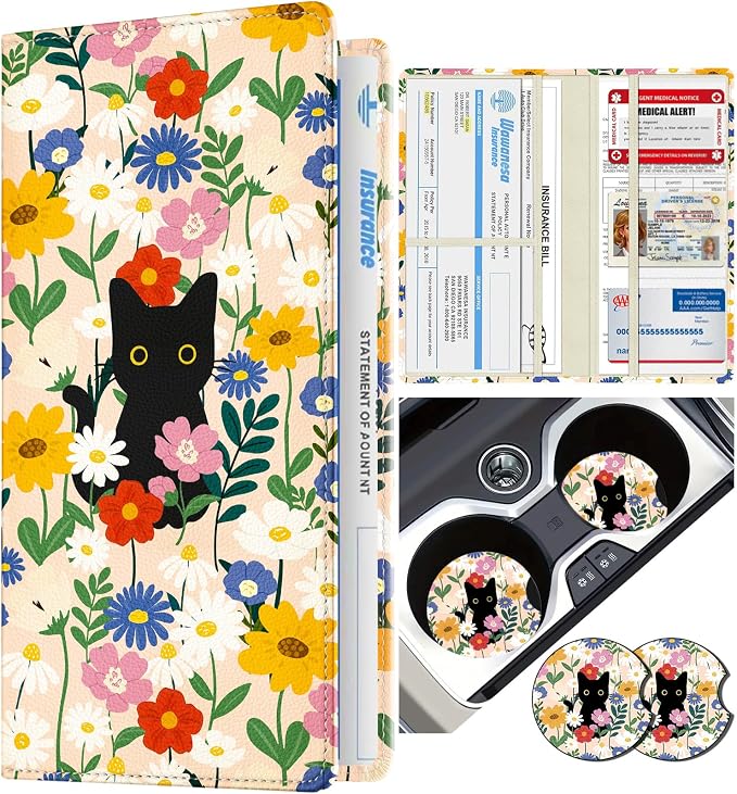 Slohif Car Registration and Insurance Holder by Slohif