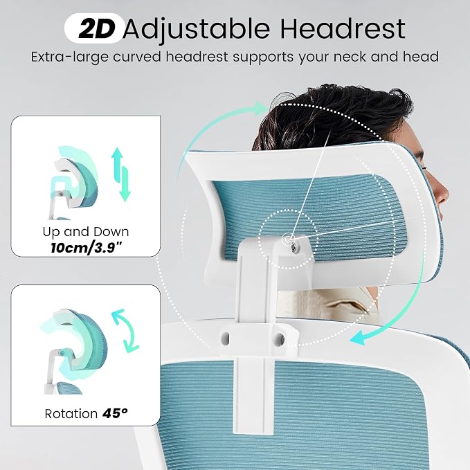 Fizzin Ergonomic Office Chair, 400 LBS Computer Chairs - Image 5