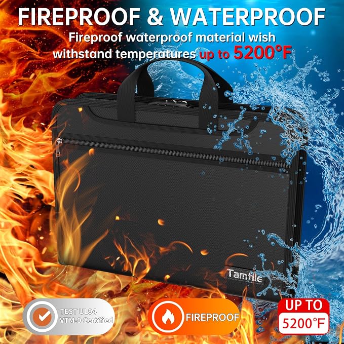 Fireproof Accordion File Organizer - Image 2