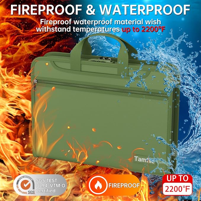 Fireproof Accordion File Organizer - Image 2
