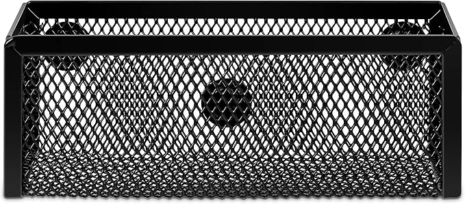 Amazon Basics Magnetic Storage Baskets, Mesh Organizers - Image 2