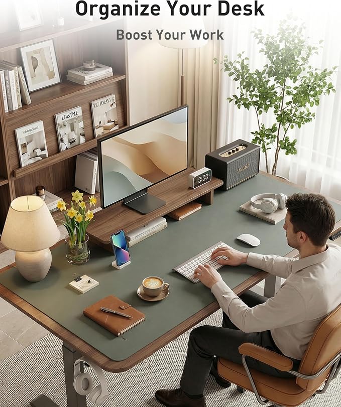Aothia Faux Leather Desk Mat - Image 3