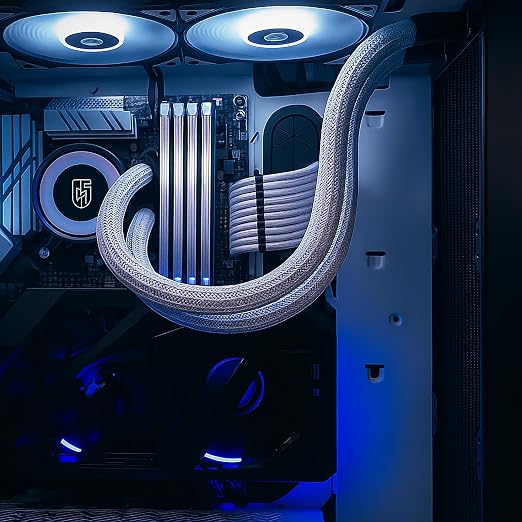Electriduct 3/8" Hook Self Closing Sleeve Braid Wrap Around Sleeving Flame - Image 5