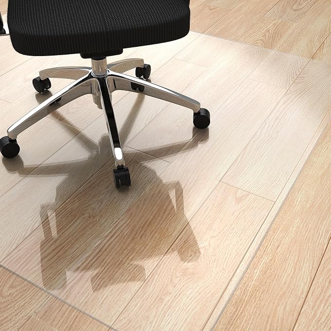 Yecaye Office Chair Mat for Hardwood Floor, PVC Heavy Duty Floor Protector for by Yecaye