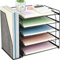 OPNICE Desk Organizers and Accessories, 5-Tier Paper Organizer Letter Tray by OPNICE