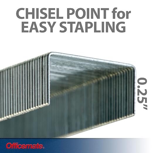 Officemate Standard Staples, 10 Boxes General Purpose Staple - Image 2