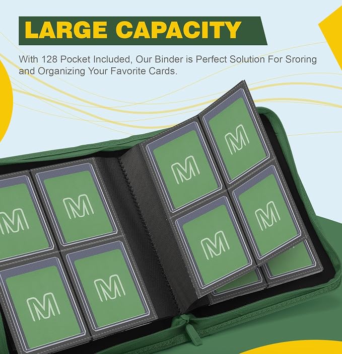 Toploader Binder, 4-Pocket Side Load Trading Card Album, Holds 128 Cards - Image 2