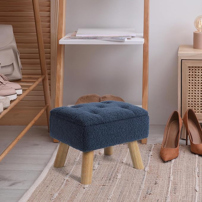 OGEMXU Storage Ottoman, Small Foot Stool Ottoman - Image 7