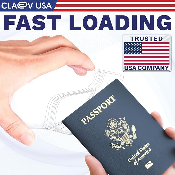 Claev - Vertical 4x6 Passport & Card Holders - Extra Large, 100 Pack | Bulk - Image 6