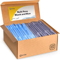 Enday Ballpoint Pens Bulk Blue and Black Pens 120 Black & 120 Blue by Enday