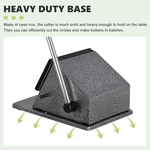 3" Button Paper Cutter Graphic Punch Die Cutter - Image 6