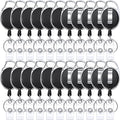 Honoson 20 Pcs Heavy Duty Retractable Badge Reels Batch ID Badge Holder by Honoson