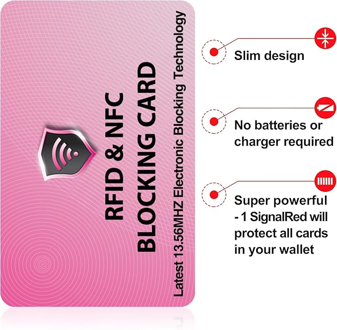 SaiTech IT 5 Pack RFID Blocking Cards Protect Your Entire Wallet, and Cards - Image 8