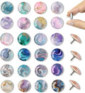 24Pcs Marble Push Pins, Decorative Push Pins by Tandarui