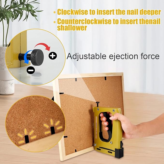 Picture Frame Stapler with 2000 Refill Points, Point Drivers - Image 4