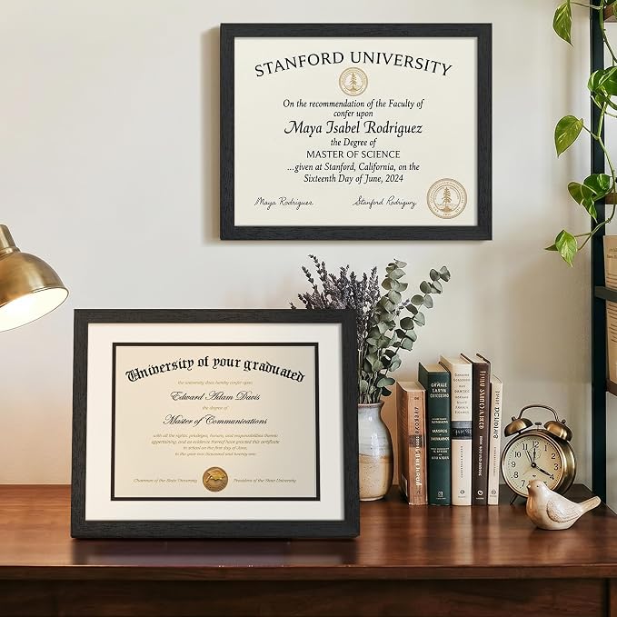 upsimples 11x14 Diploma Frame Certificate Degree Document Frame - Image 2