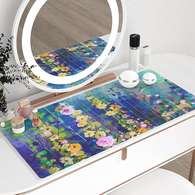 QiyI Large Desk Pad, Waterproof PU Leather Mouse Pad - Image 6
