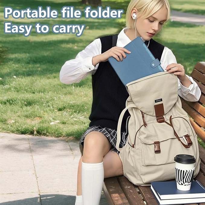 2Pack Accordion File Organizer Expanding File Folder - Image 5