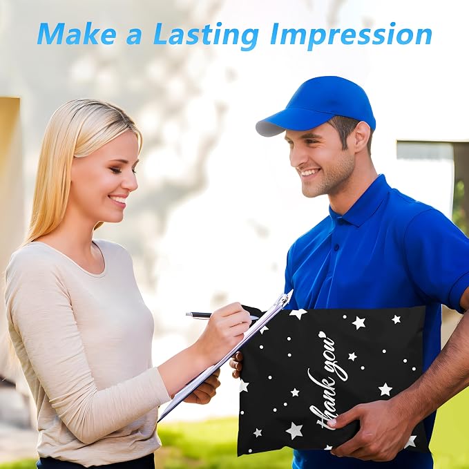 Thank You Poly Mailer 6x9 Inch 100 Pcs, Waterproof and Tear-Resistant Shipping - Image 6