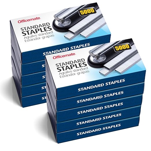 Officemate Standard Staples, 10 Boxes General Purpose Staple by Officemate