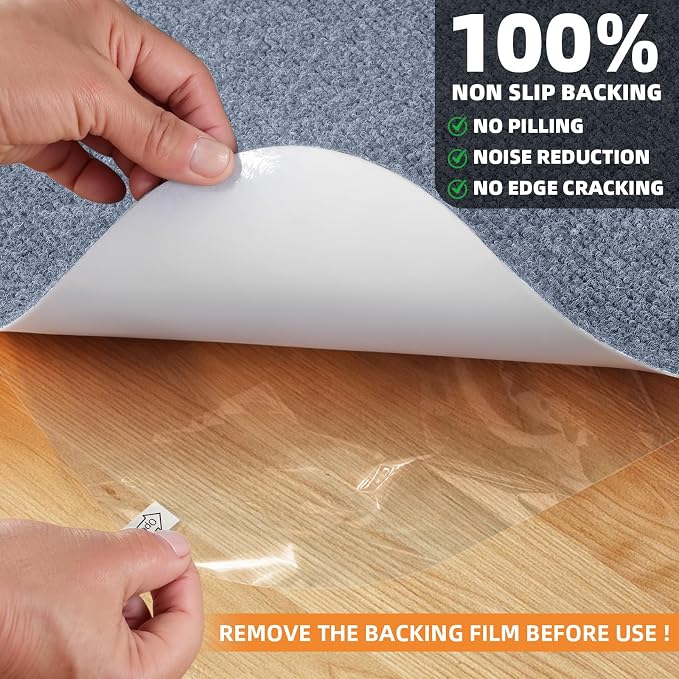 Office Chair Mat for Hardwood and Tile Floor, Anti-Slip Mat for Rolling Chair - Image 4