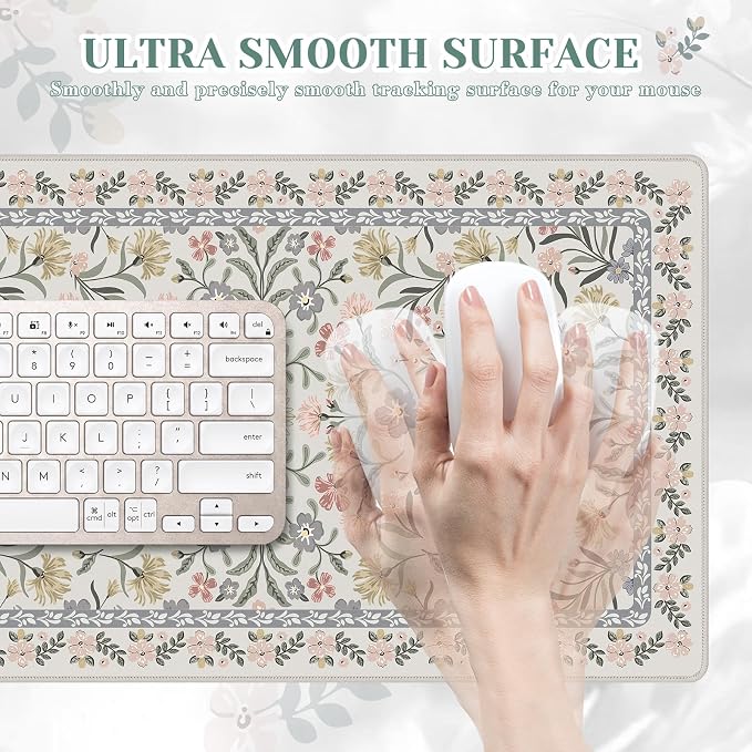 iCasso Aesthetic Flower Mouse pad - Image 3