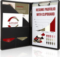 STYLIO Padfolio Folder with Removable Clipboard | Portfolio Organizer | Binder by Stylio