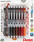 Pentel EnerGel RTX Retractable Liquid Gel Pen, Change Expressions Pack by PentelofAmerica
