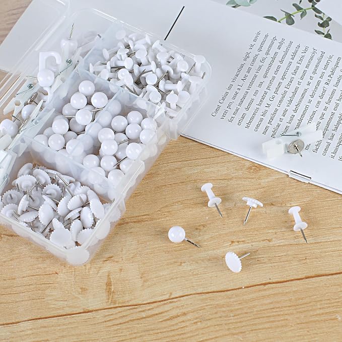 Utron 235 Pcs Push Pins Set, Thumb Tacks, Push Pins - Image 7