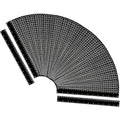 EBOOT Plastic Ruler 12 Inch Straight Flexible Ruler by eBoot