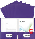VZCPYTPM 50 Pack Purple Folders by OfficeSuppliesDirect