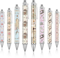 Ireer 8 Pcs Ballpoint Pens for Women 1.00 mm Cute Black Ink Pens Fine Point by Ireer