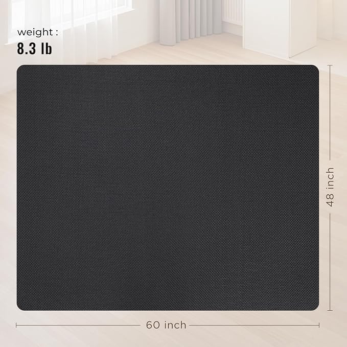 Office Chair Mat for Hard Floors, Heavy Duty Floor Protector Rolling Chairs for - Image 5