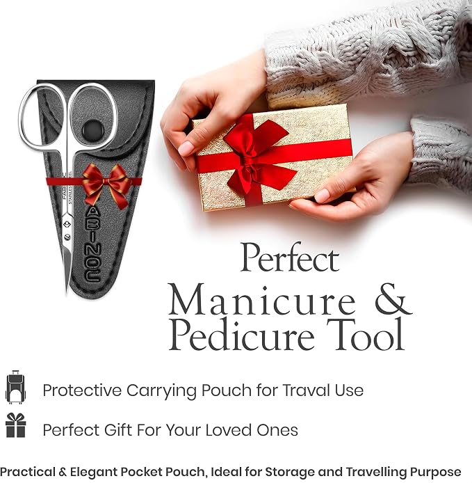 Curved Cuticle Scissors for Women & Men - Image 7