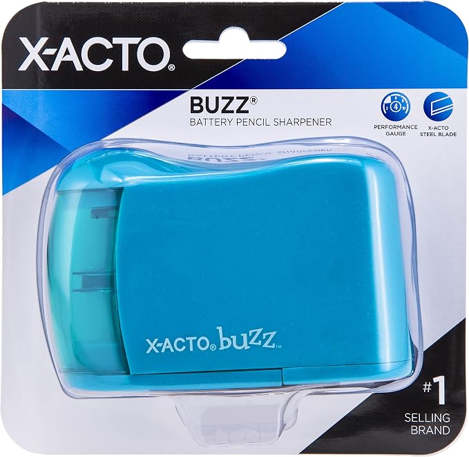 X-ACTO Buzz Battery Pencil Sharpener, Back to School, Classroom Supplies - Image 6
